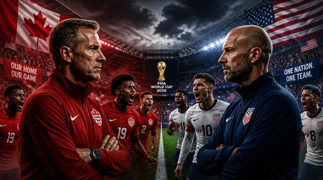 USA-ikonen Clint Dempsey rasar mot Kanadas förbundskapten Jesse Marsch
