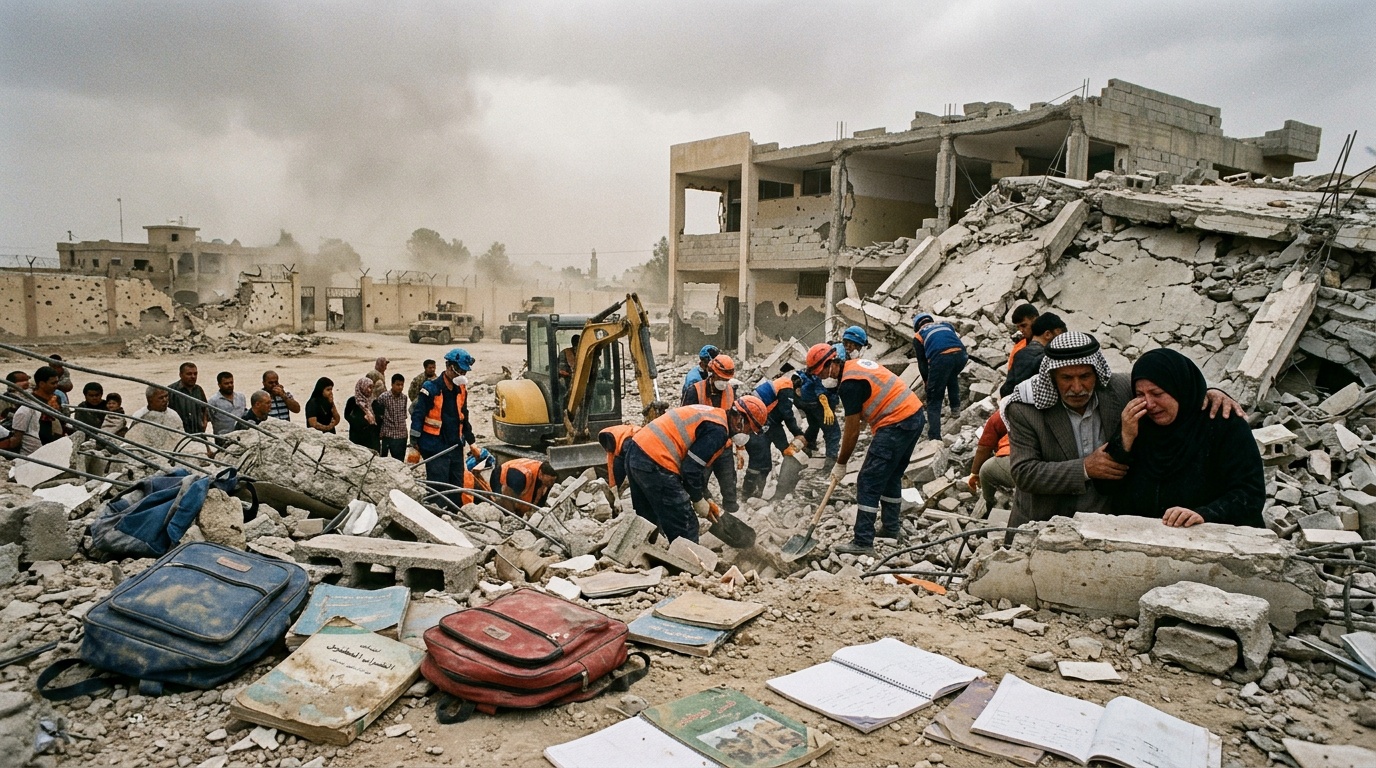 USA låg sannolikt bakom dödliga skolattacken i Iran som krävde över 150 barns liv