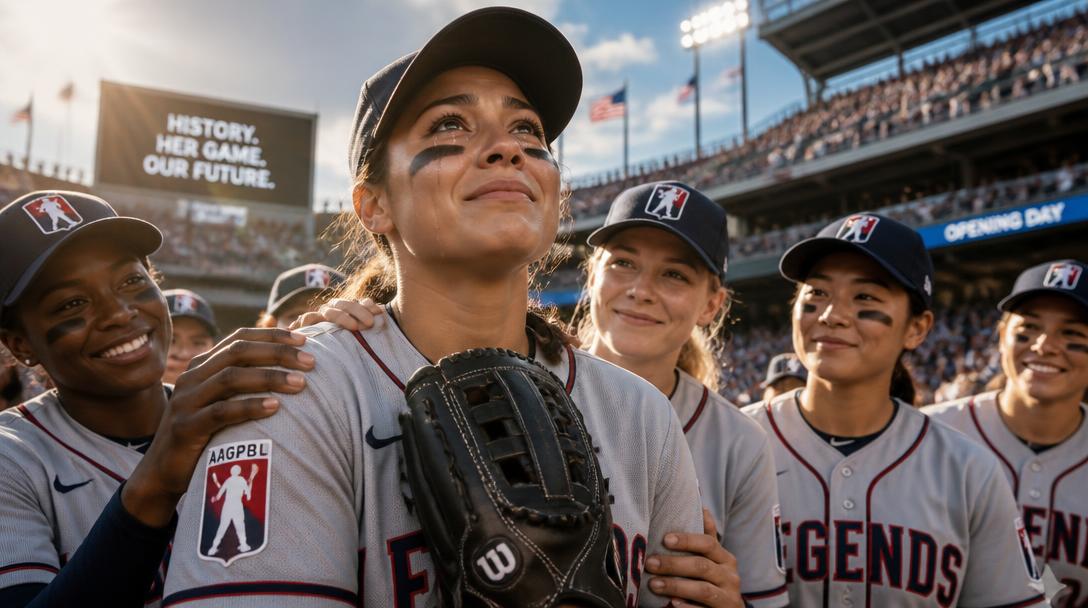 USA:s första proffslag för basebolltjänor på 72 år möttes i historisk match