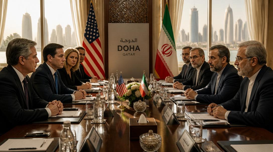 USA:s sändebud flyger till Doha för nya samtal med Iran
