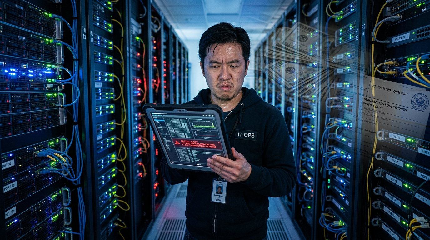 USA:s tullmyndighet kan inte hantera återbetalningar på 166 miljarder dollar