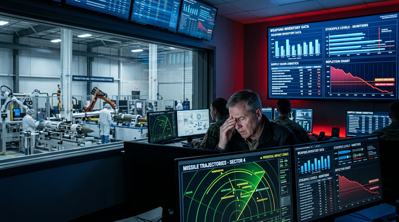 USA:s vapenlager töms i hög takt under kriget mot Iran