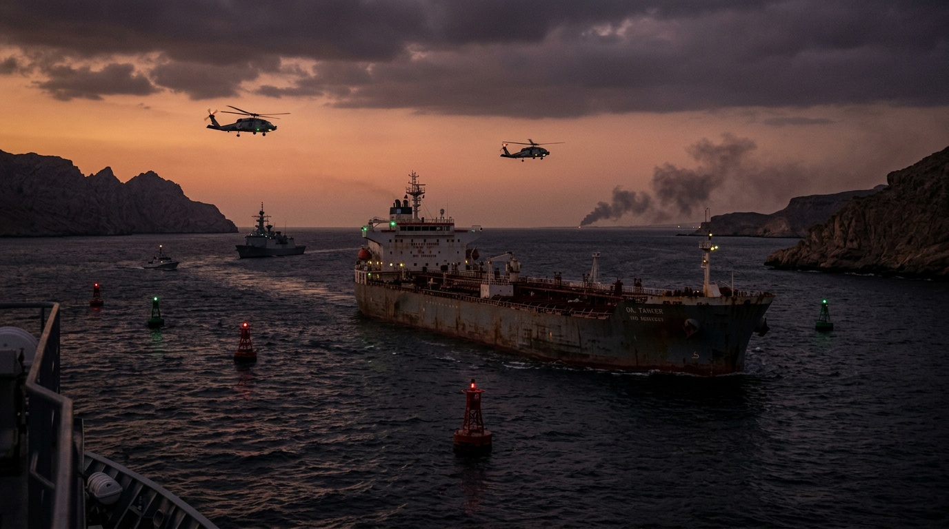 USA sänkte 28 iranska minfartyg i Hormuzsundet