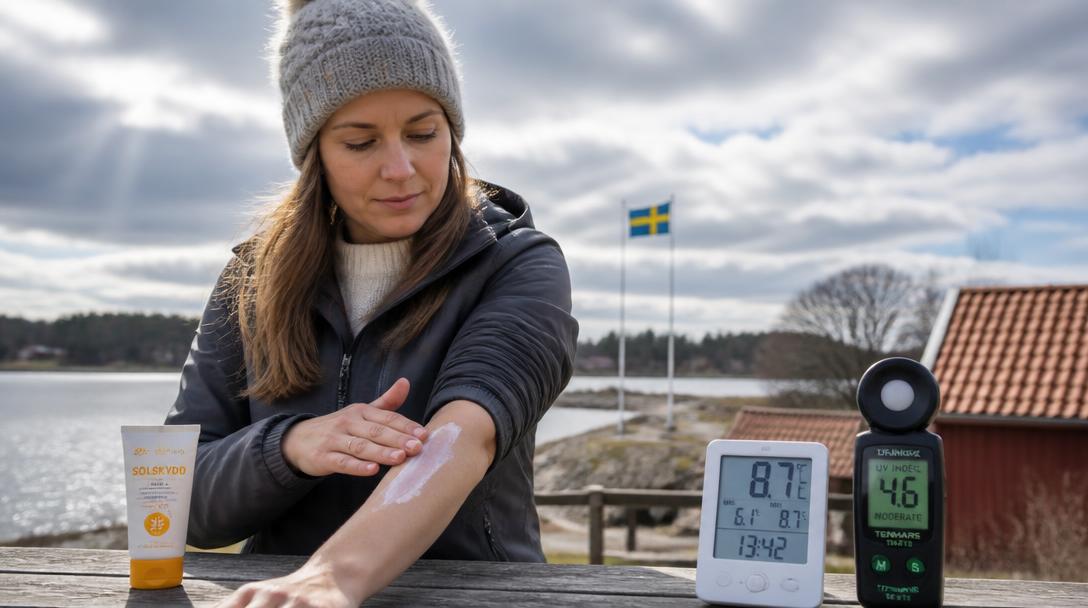 UV-strålningen hög i hela Sverige trots svalare augustiväder