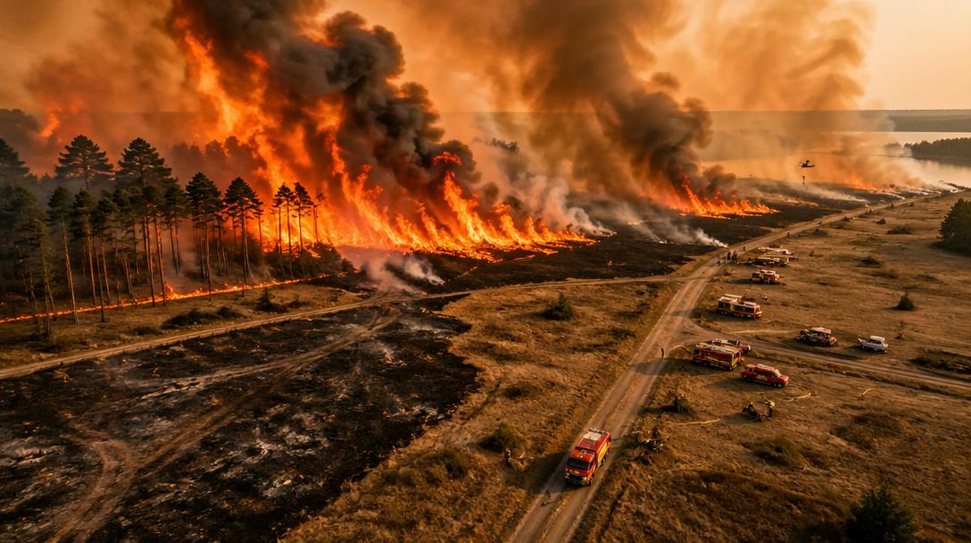Valborgsbränder spred sig i hela landet – en nådde 2 500 kvadratmeter