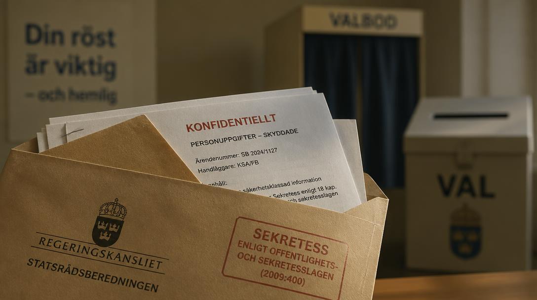 Valmyndigheten begär lagändring efter säkerhetsläcka med skyddade personuppgifter