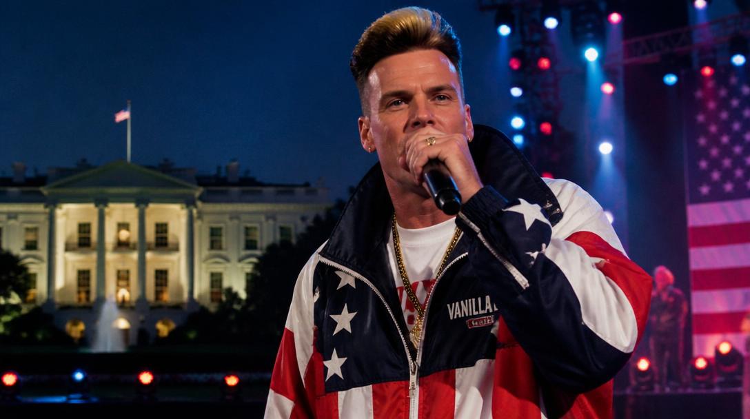 Vanilla Ice trotsar avhoppen och uppträder på USA:s 250-årsfirande