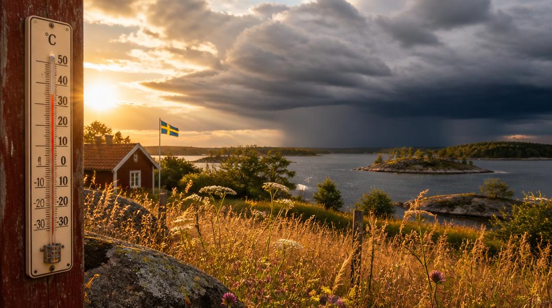 Värmebölja tar slut – SMHI spår ostadigt sommarväder från tisdag