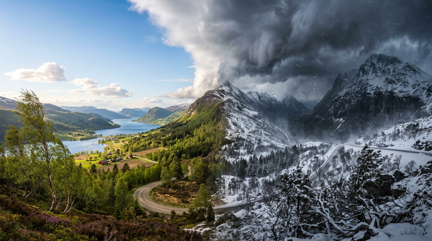 Vårsolen tar paus – lågtryck efter lågtryck fram till helgen
