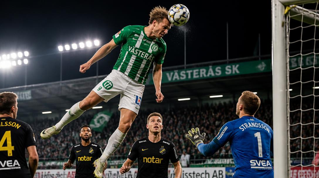 Västerås vann med 1–0 mot Djurgården, en vecka efter 0–6-krossen
