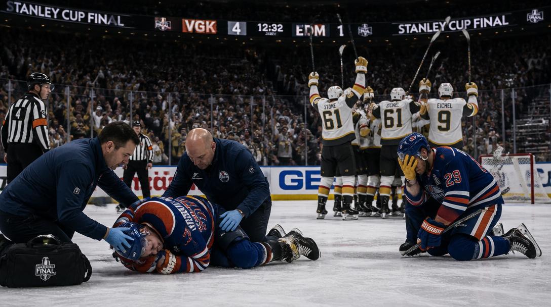 Vegas förlorar igen och tappar Karlsson, Carolina har matchboll