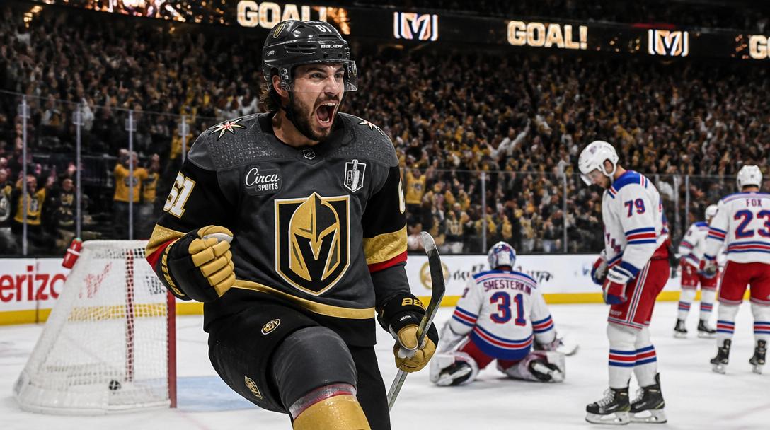 Vegas Golden Knights till kvartsfinal efter 5–1 mot Utah