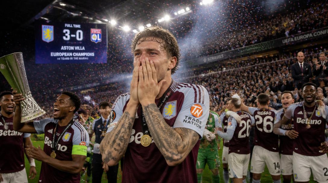 Victor Nilsson Lindelöf vann Europa League med Aston Villa efter 44 år