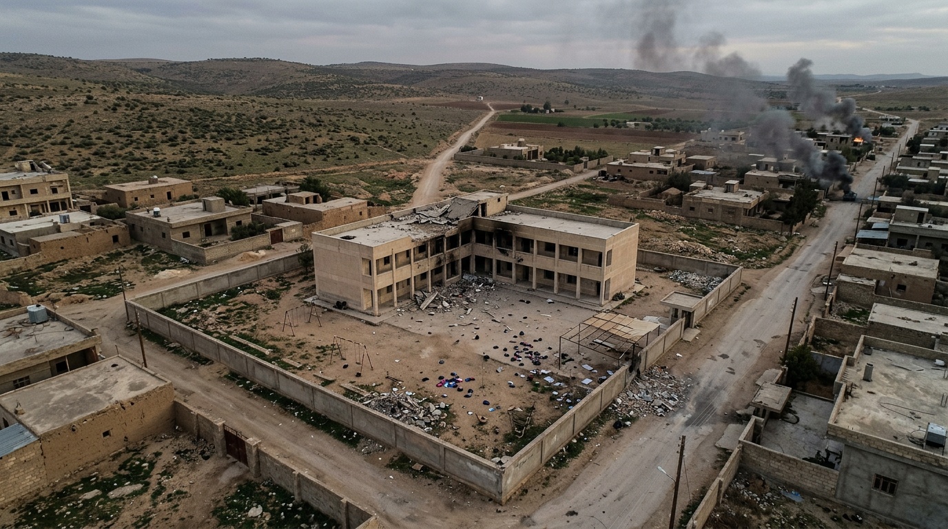 Video visar amerikansk Tomahawkrobot slå ner intill flickskola i Iran