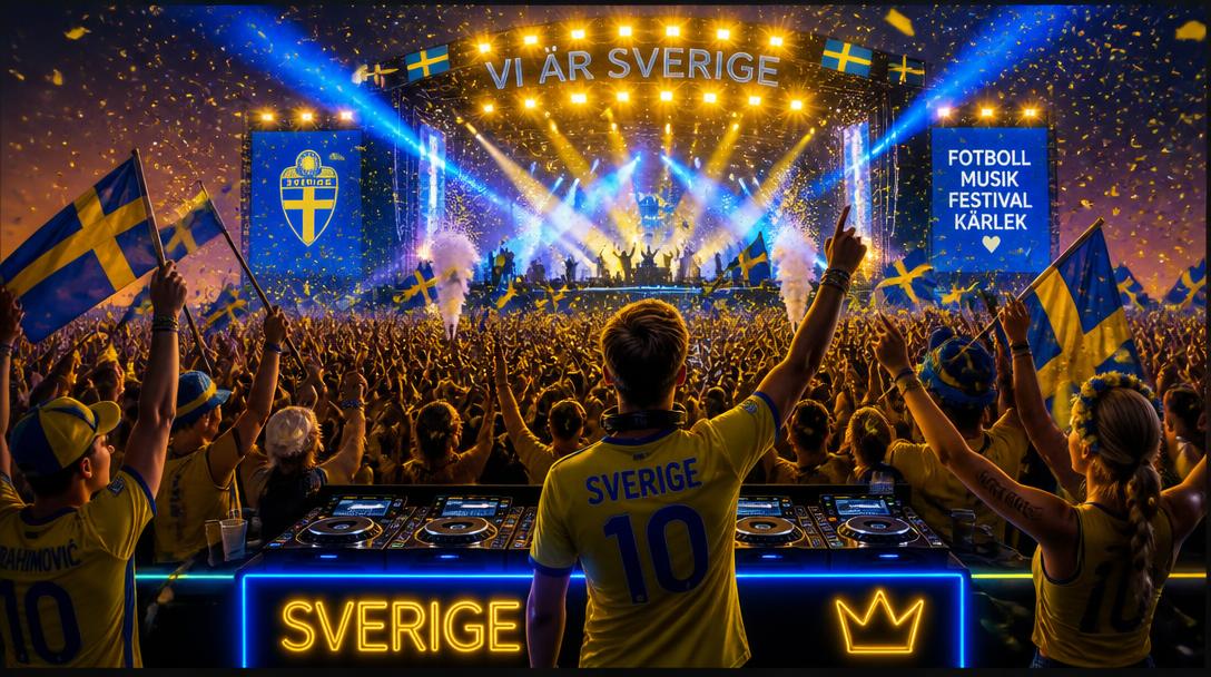VM-låtar dominerar sommarens Spotify-topplista i Sverige
