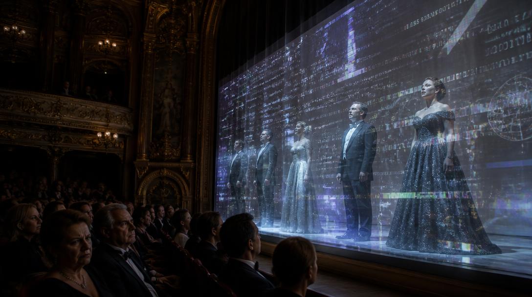 Wagners "Nibelungens ring" med AI-projektioner buades ut i Bayreuth