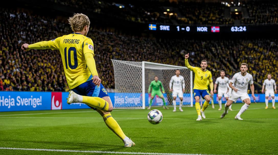 Wålemark hyllas efter första A-lagsstart: "Perfekt inlägg"