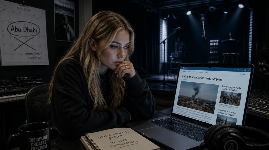 Zara Larsson kan ställa in spelning i Abu Dhabi efter kritik mot Emiraten