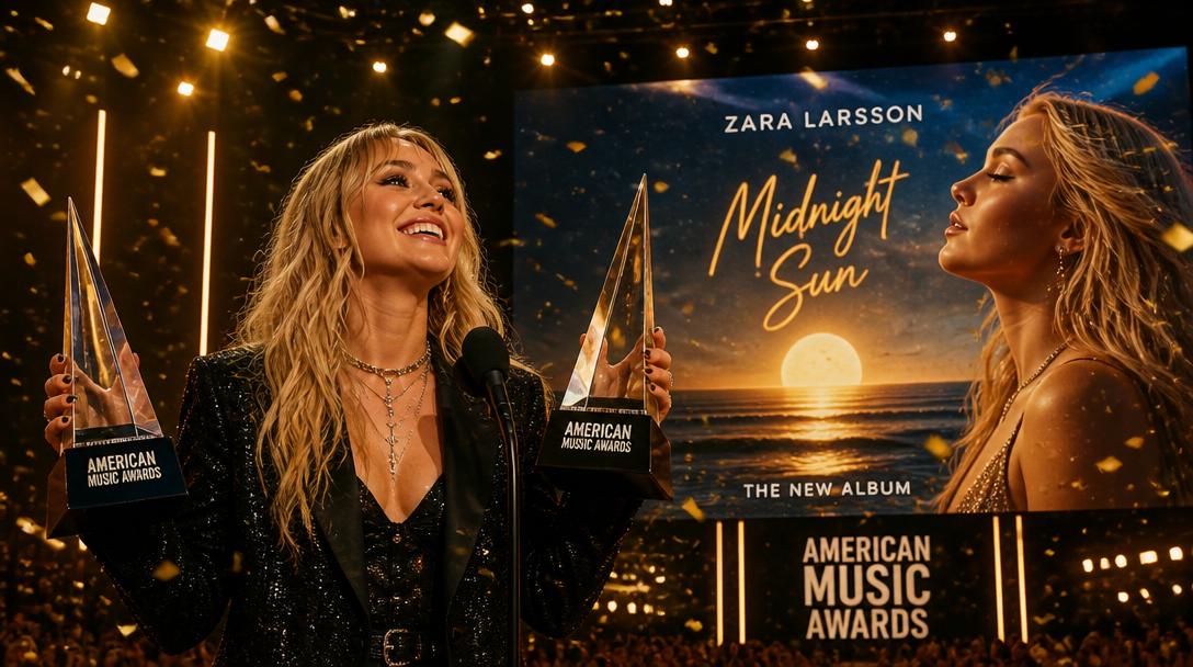 Zara Larsson vann dubbla priser på AMA-galan