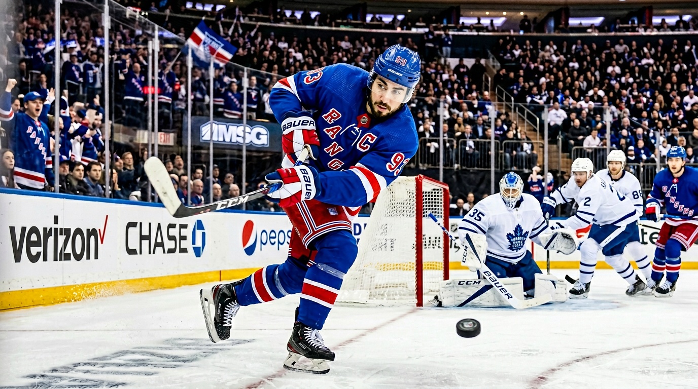 Zibanejad gjorde två mål och en assist när Rangers slog Flyers med 6–2